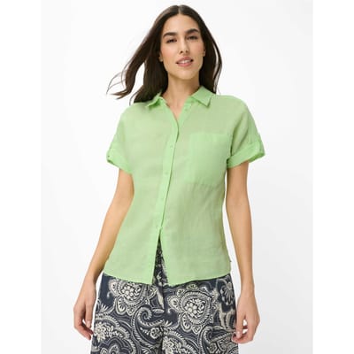 Brax Dames Blouse  Style VIV lime green, licht groen, maat 42