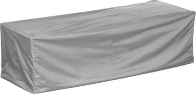 Beschermhoes voor loungebank | 220 x 90 x 80 cm | polyesterweefsel, Kleur: taupe (lichtgrijs)