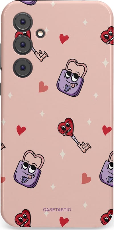Casetastic Hoesje Geschikt voor Samsung A35 - Stijlvolle Beschermende Duo-layer Case - Jij bent mijn match