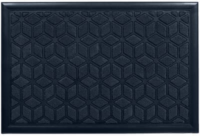 Luance Deurmat - Long Island - zwart - rubber / kunststof - rechthoekig - 40 x 60 cm