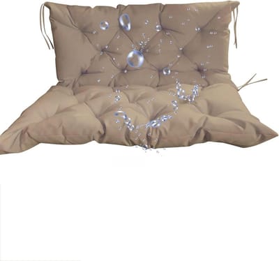 Tuinkussen Bankkussen - Zitkussen Terras - Buiten Zitten - Verdikt Comfort - 120x100cm - Grijs
