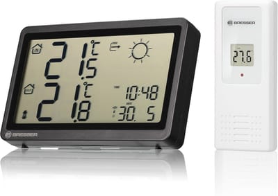 Draadloos Weerstation met Nauwkeurige Temperatuurmeting en Weersvoorspelling