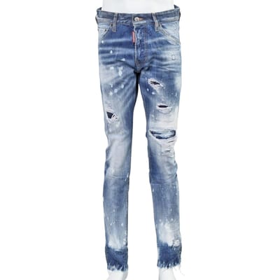 Dsquared2 Cool Guy Jean Blue Distressed Denim Broek