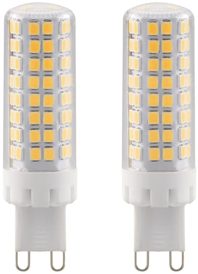 Optonica LED Insteeklamp G9 - 7W (vervangt 70W) - 820lm - 2800K Warm Wit - 230V - Energiezuinig - 2 stuks