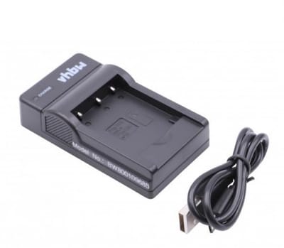 vhbw USB-C-oplader compatibel met Nikon Coolpix A300, A100, S2750, S2500, S100, S2600, S2550 camera/camcorder - oplaadstation + USB-C-kabel met oplaadindicator