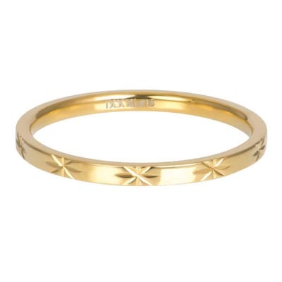 iXXXi invulring Sterre R04902 Goud, Zilver of Rosé (2MM)
