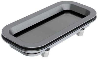 Vetus Aluminium Gate Pz611 A1 Zilver 301 x 164 mm