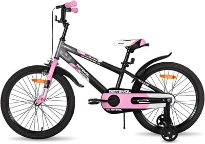 Kinderfiets - Jongensfiets Meisjesfiets - Fietsen Leren - Dubbel Remsysteem - 12-20 Inch - Roze