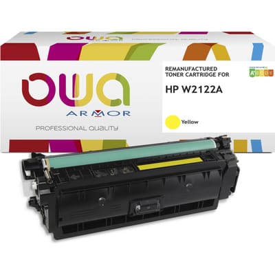 Tonercartridge OWA alternatief tbv HP W2122A geel