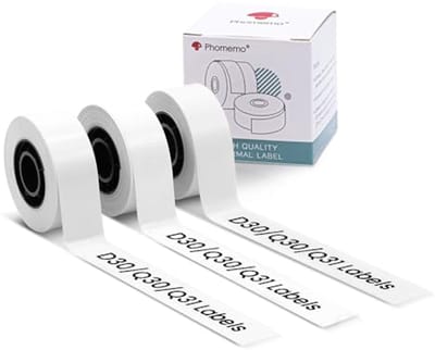 Zelfklevende Labels voor Bluetooth Labelmaker - 15mm x 6m - Compatibel met Q30 en D30