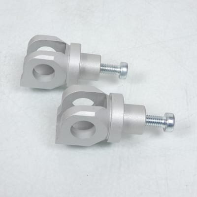 Paire chape repose pied avant Lightech pour moto Kawasaki 1000 Zx-10 R Ninja 2008 à 2020 FTP004SIL Neuf