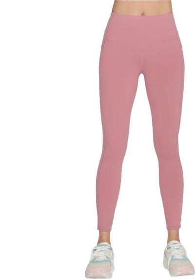 Skechers Go Walk High Waisted Legging W03LG30B-MVE, Vrouwen, Roze, Leggings, maat: L