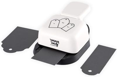 Paperfuel PF105001 3-in-1 Day Maker - 3.8 cm, 5 cm and 6.3 cm Tags, Plastic/Metal, White, 14 x 8 x 5 cm