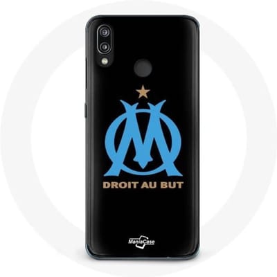 Coque - Olympique de Marseille - P20 Lite - Noir - Logo - Souple