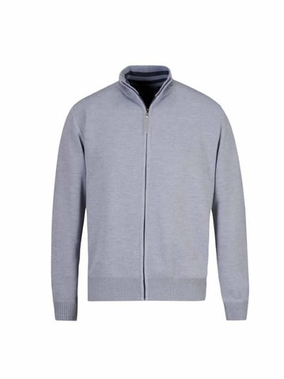 BJØRNSON Poul Gebreid Vest Heren - 4 Seizoenen - Ademend - Maat 3XL - Grijs