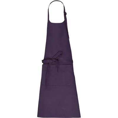 Kariban Schort met zak van biologisch katoen K8007 - Deep Plum - One size