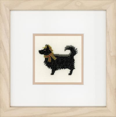 Telpakket kit Hondje met hoed  - Lanarte - PN-0148263
