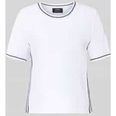 Gebreid shirt met contraststrepen