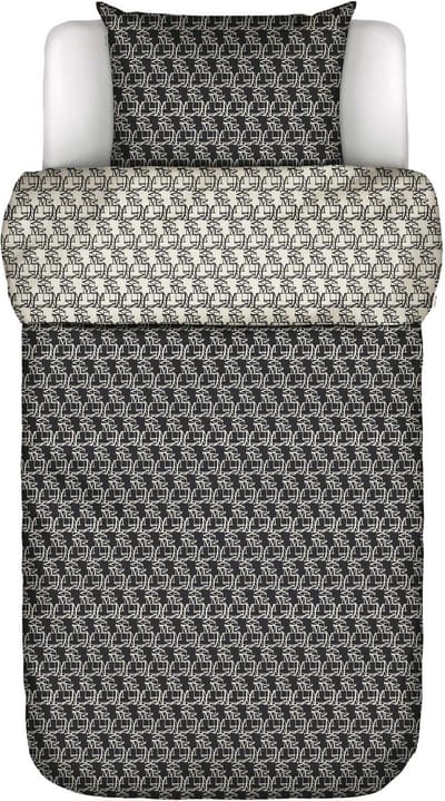 Marc O'Polo Monogram Dekbedovertrek Zwart - Eenpersoons – 140x200/220 cm