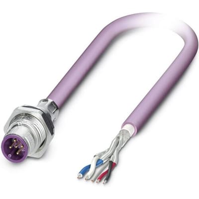 Phoenix Contact 1534423 Sensor/actuator inbouwconnector M12 Aantal polen (sensoren): 5 Stekker, inbouw 0.50 m 1 stuk(s)