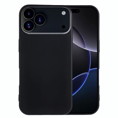 Soft Backcover Hoesje Geschikt voor: Apple iPhone 17 Pro Silicone Zwart - ZT Accessoires