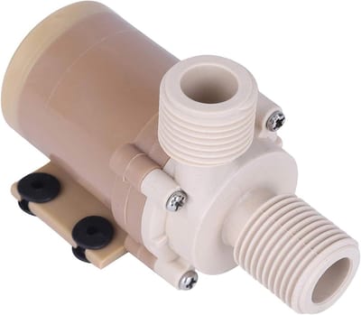 Zonne Waterpomp - Circulatiepomp DC - Warmte Circulatie - Amfibisch Ontwerp - 65 L/Min - Zwart