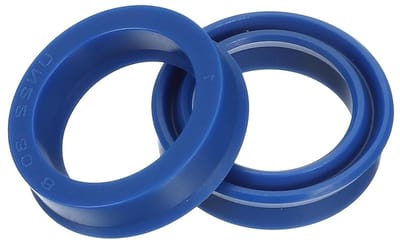 Radiale Oliekeerring 22mm ID x 30mm OD x 8mm Breed, 2 Stuks PU Keerring voor Industriële Lagers en Pompen, Blauw