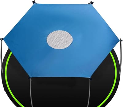 Trampoline Zonnescherm - Buitentent Zeil - Bescherming Buiten - Versterkt Stabiliteitsframe - 3 meter - Enkel kenmerk