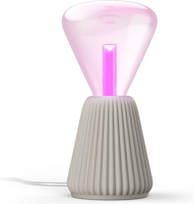 Philips Hue Lightguide 3D-geprinte Tafellamp (Zandkleur) - E27 - Wit en Gekleurd Licht - Incl. 1 Hue Lightguide Triangle Lamp - Hue White and Color Ambiance