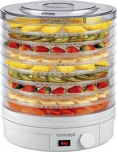 Concept SO1020 Voedseldroger XXL - Dehydrator - Elektrische droogoven - 9 lagen - Voor gezonde snacks en chips