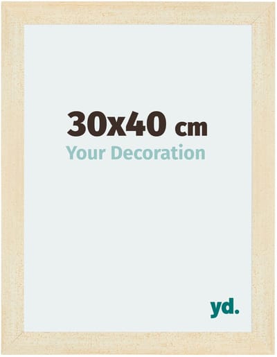 Your Decoration - Puzzellijst 30x40 cm - Zand Geveegd - Puzzellijst 500-1000 stukjes - MDF Fotolijst - Mura