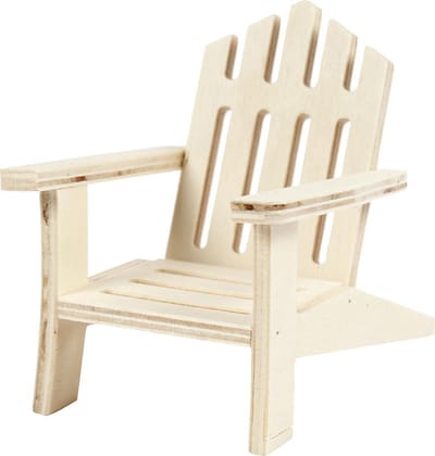 Tuinstoel, H: 9 cm, D: 9 cm, B: 7,5 cm, 1 stuk