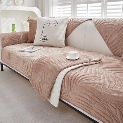 Bankkussen Vier Seizoenen Universele Antislip Bankhoes Volledige Dekking Elastisch Zitkussen Crème Bankhoed 45x45cm pillowcase gray