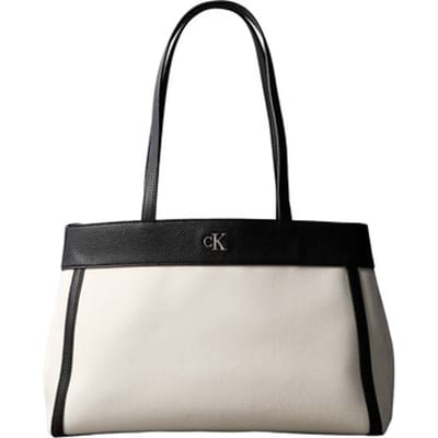 Calvin Klein Ck Canvas Medium Tote Tas - Fashion Wear - Vrouwen