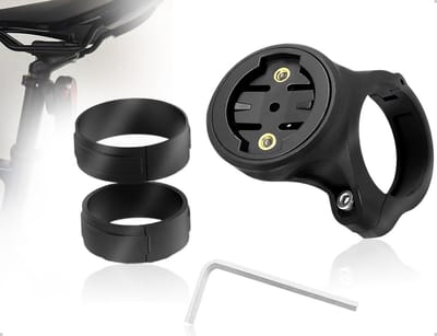 Zadelpenhouder voor achterlicht met standoffs en bevestigingen, MTB accessoires, geschikt voor Garmin en andere fietsverlichting