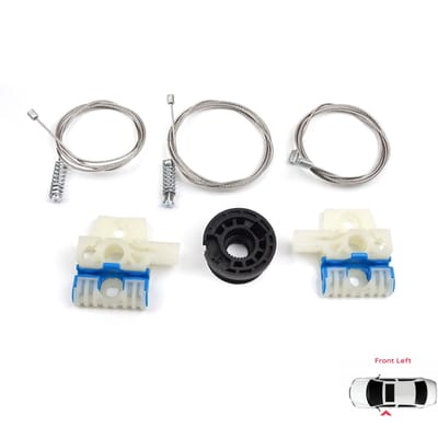 BWR5054 Kit de réparation de lève-vitre Avant Gauche pour VW Golf MK6 A6 5K 5K1 AJ5 Variant 2008-20014 5 Portes 5K0837461