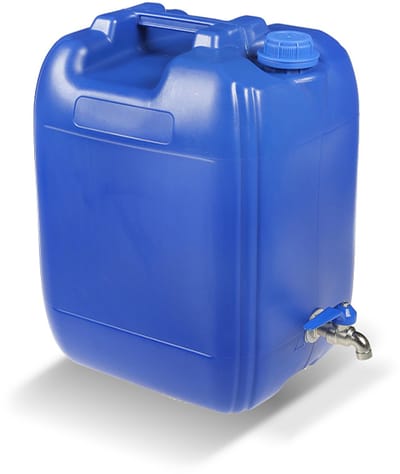 Water jerrycan 20L met metalen tapkraan