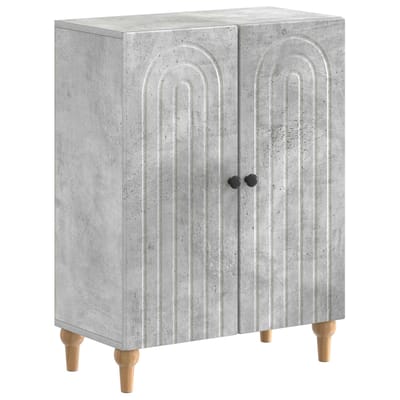vidaXL - Badkamer - Opbergkast - ALKMAAR - Betongrijs - 59,5 - x - 31 - x - 80 - cm