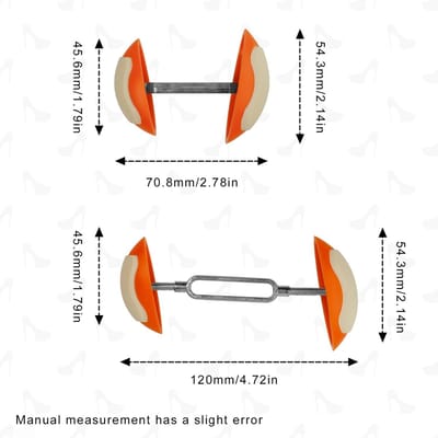 BRENZOOS- Schoenspanners Antislip - Verstelbaar 7-12 cm - Schoenoprekker - Schoenspanner Hout - Zinklegeringsschroeven - Corrosiebestendig - Schoenondersteuning