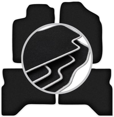 CARLUX-SILVER automatten voor: Mitsubishi Pajero Sport I SUV (1996-2008)
