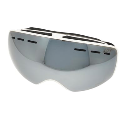 Pro Care Excellent Quality® Crowne Kids Zilver Lens - TPU Ultra-Light frame Skibril - Dubbel Layer Lens - Skibrillen - 100% UVA UVB UVC Bescherming - PC Zilver Lens - Frame Wit
