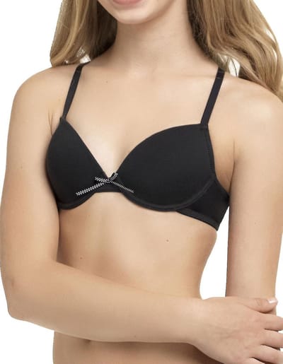 Boobs & Bloomers Anny - meisjes beugel bh - maat 70B - zwart - 30050040
