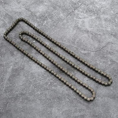 Stainless Steel 25H Motorfiets Ketting voor Pocket Bike, Mini Quad en ATV - 158 Schakels, Duurzaam en Betrouwbaar
