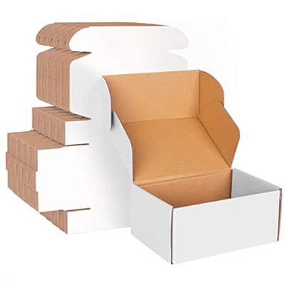 Kleine Witte Kartonnen Verzenddozen - 30 Pack