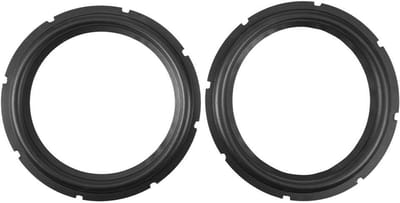 VT Goods - 10 Inch Luidspreker - Reparatie Vervanging - Hoogwaardig Rubber - Zwart - Onderdelen - Geschikt voor Luidsprekers - 2 Stuks