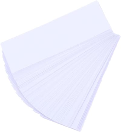 Zelfklevende Etikethouders - Labelhoezen Kaarthoezen - Voorraad Beheer - Waterdicht Transparant PVC - 7.5 x 3.2 cm - Transparant
