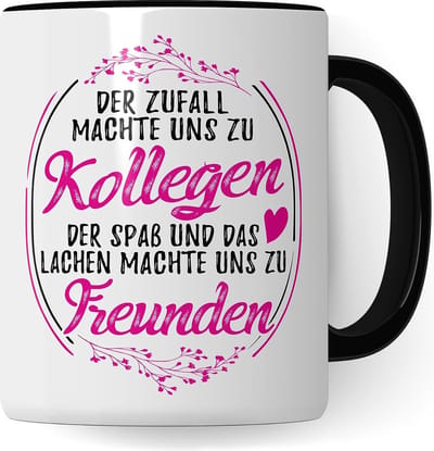 Mok collega's, collega's en vrienden spreuk, kantoorcadeau voor collega's, verjaardag, afscheid van pensioen, koffiemok, collega werk, koffiemok, cadeau-idee
