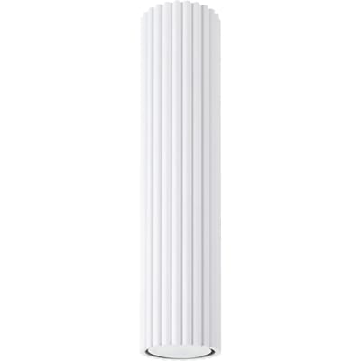 Sollux Lighting Plafondlamp Karbon - GU10 - wit - aluminium - 30x6.5x6.5cm
