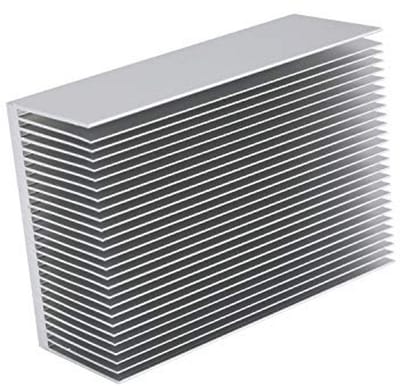Extra Grote Aluminium Koellichamen 300 x 69 x 36 mm voor Hoge Vermogen Transistoren en LED's