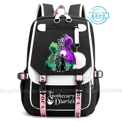 De Apothekersdagboeken Rugzak Anime Maomao Student Schooltas Jongens Meisjes Mochila Dagelijkse Campus Boekentas Casual Draagbare Rucksack 16 inches